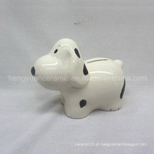 Ceramic Spotty Dog Cion Banco, Banco de dinheiro